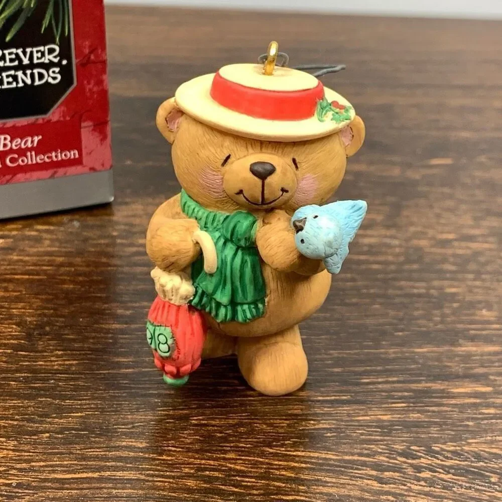 Hallmark Keepsake Forever Friends Bear 1998 Ornament Multicolor